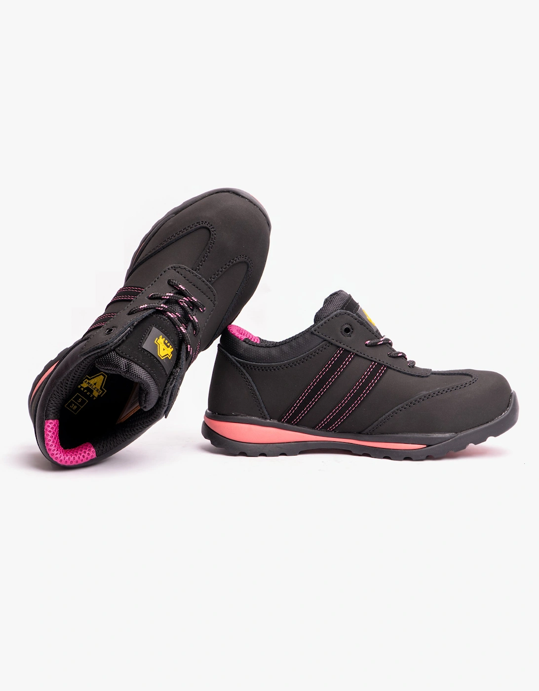 Amblers Safety FS47 Womens Leather Safety Trainers Black