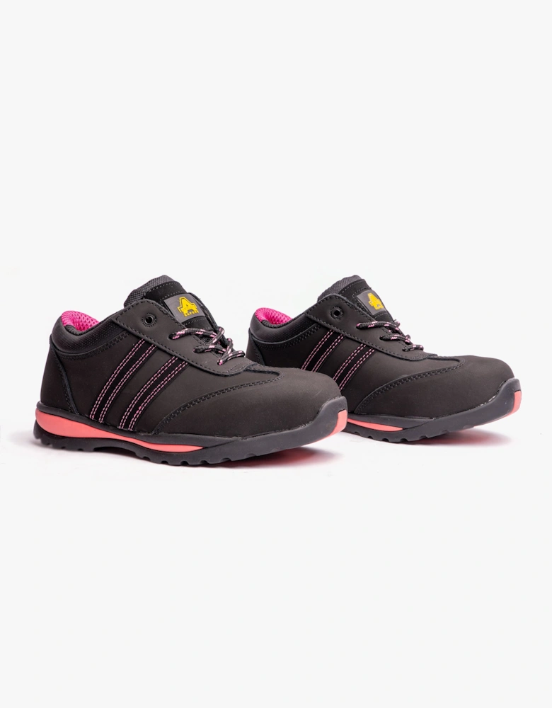 Amblers Safety FS47 Womens Leather Safety Trainers Black
