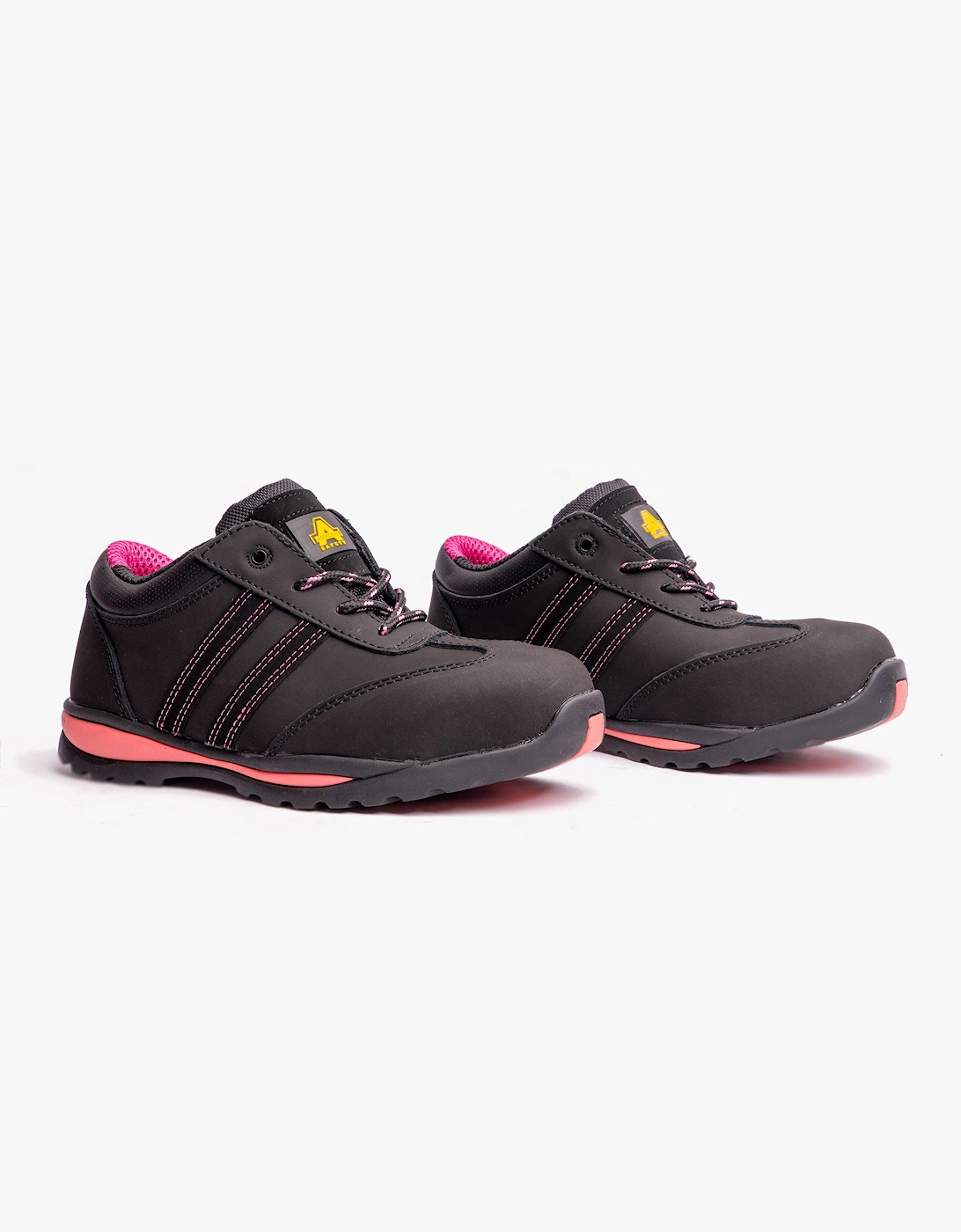 Amblers Safety FS47 Womens Leather Safety Trainers Black