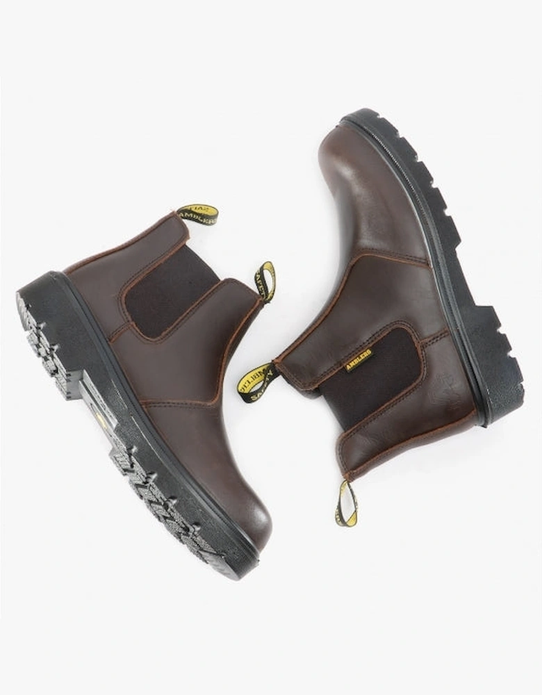 Amblers Safety FS128 Unisex Leather Safety Boots Brown