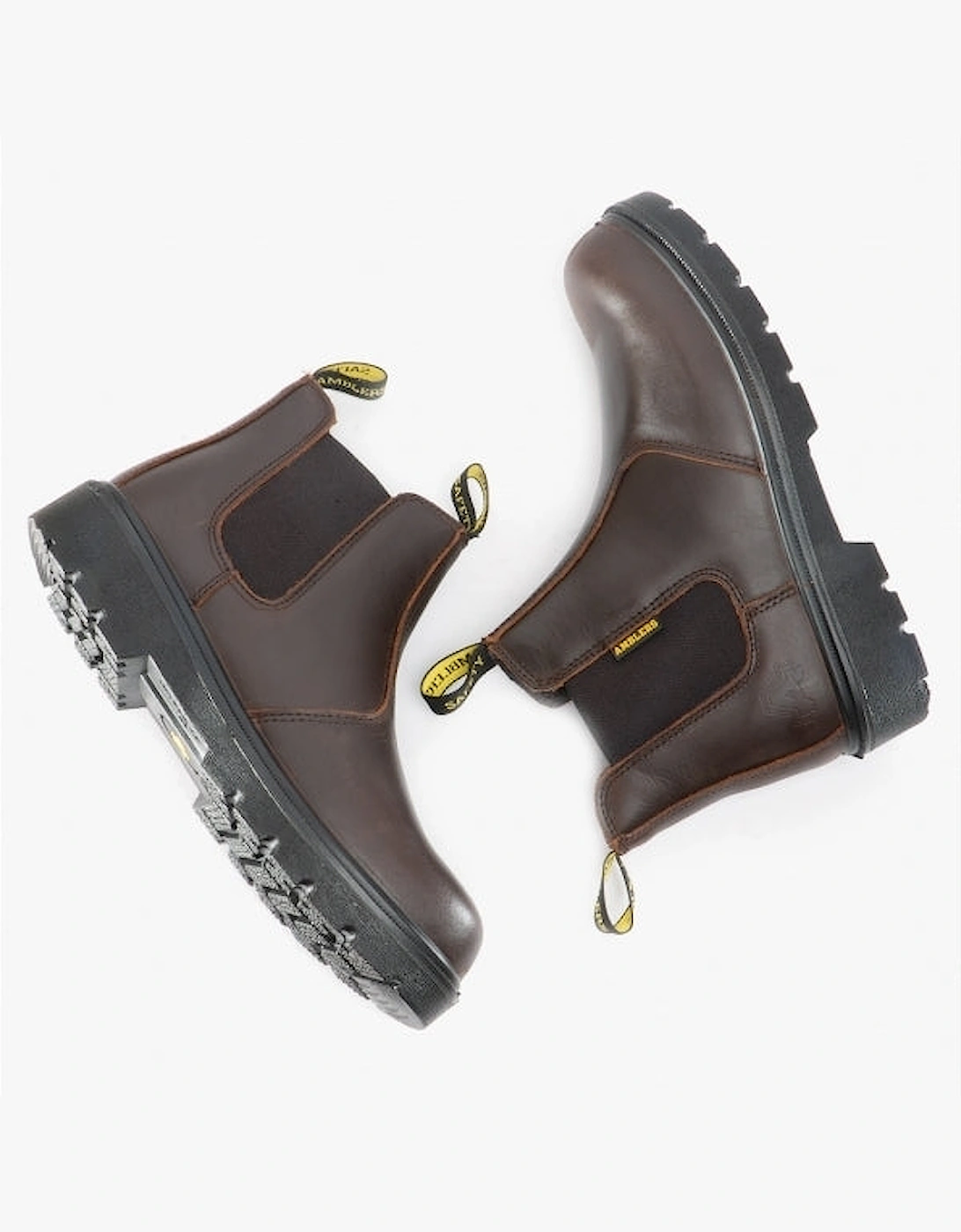Amblers Safety FS128 Unisex Leather Safety Boots Brown