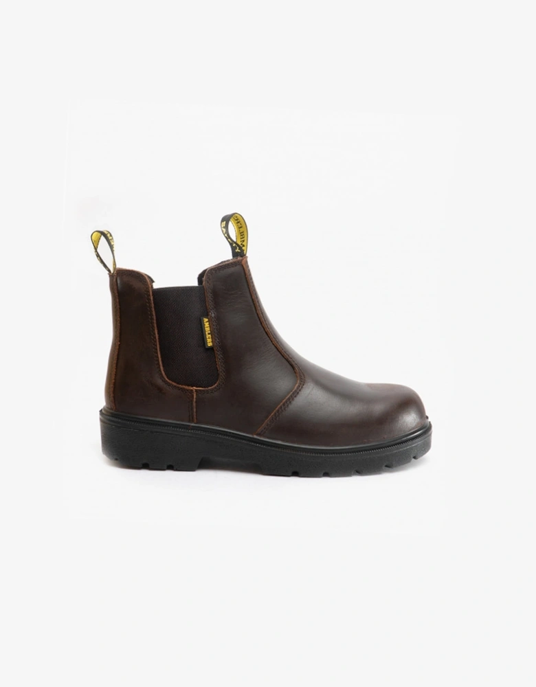 Amblers Safety FS128 Unisex Leather Safety Boots Brown