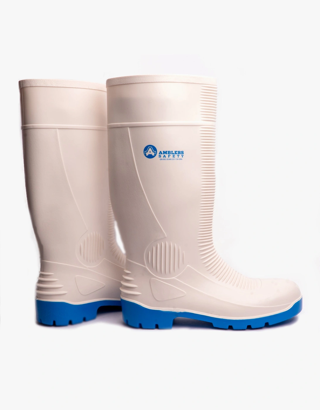 Amblers Safety FS98 Unisex Safety Boots Wellington White