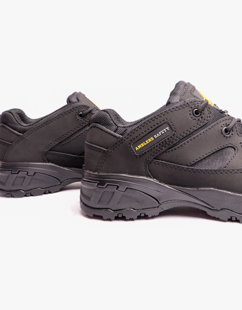 Amblers Safety FS68C Unisex Leather Safety Trainers Black