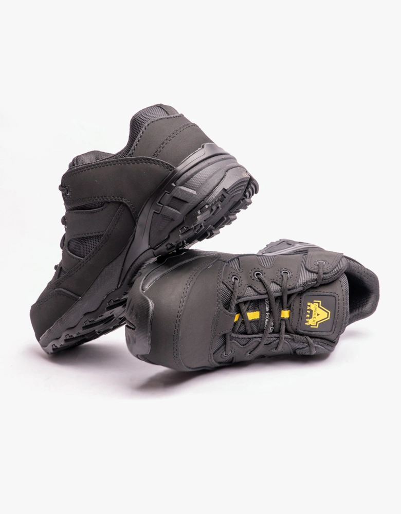 Amblers Safety FS68C Unisex Leather Safety Trainers Black