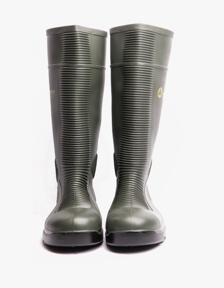 Amblers Safety FS99 Unisex Steel Safety Wellington Boots Green