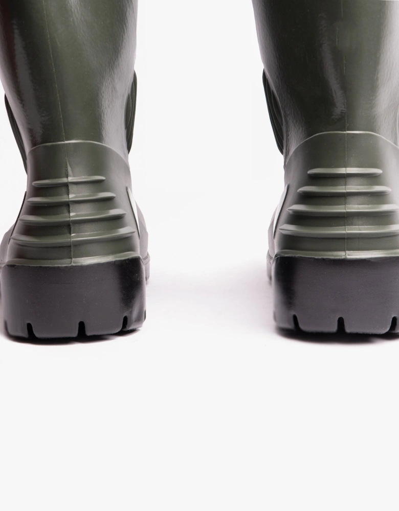 Amblers Safety FS99 Unisex Steel Safety Wellington Boots Green