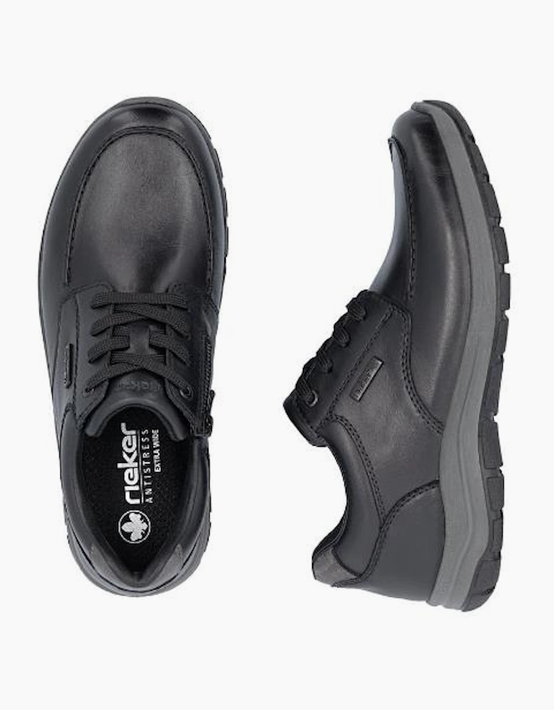 Rieker Mens shoes 03607-00 in Black