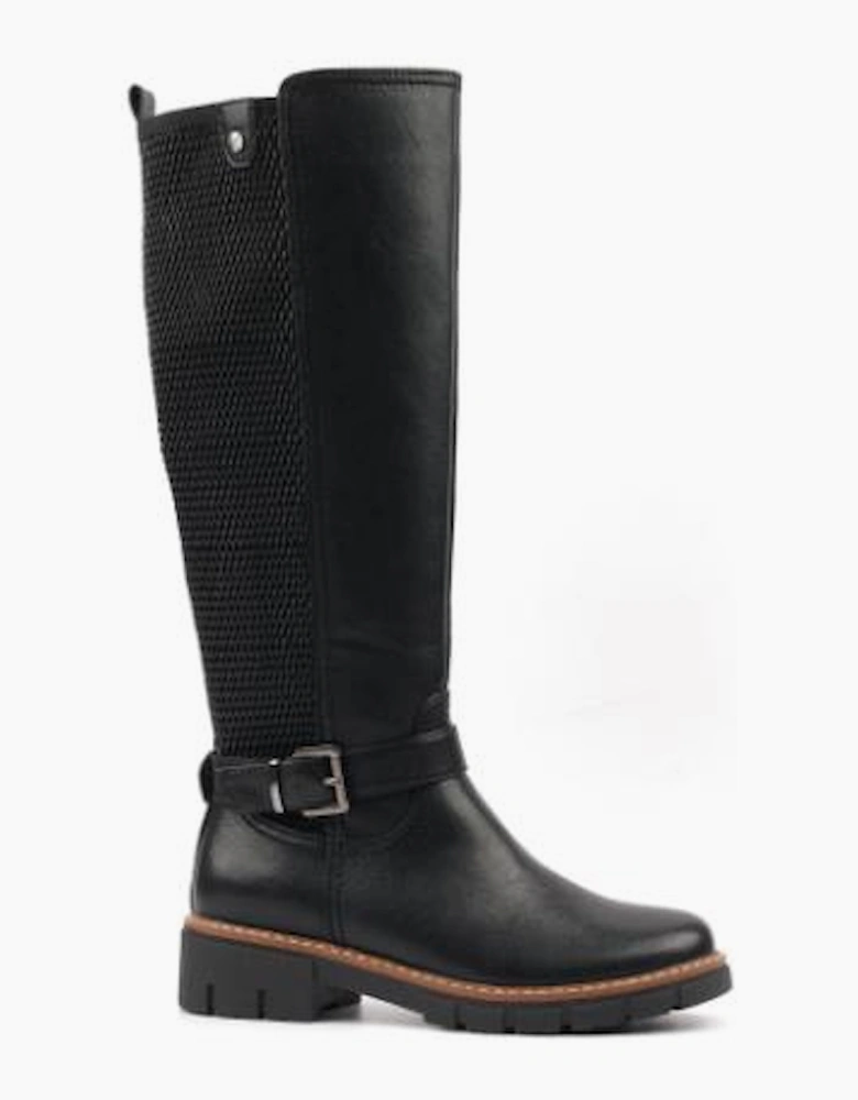 Lunar long boot Diana GLB248 in Black