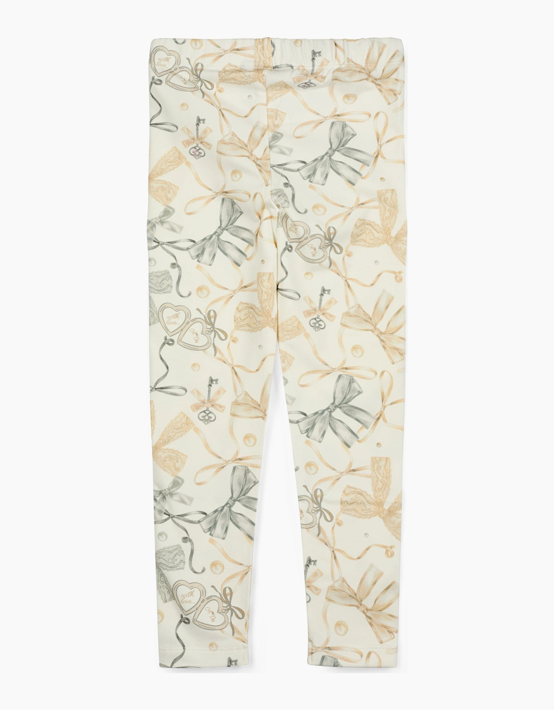 A DEE BLAKE BOW PRINT PEPLUM LEGGING SET W262511