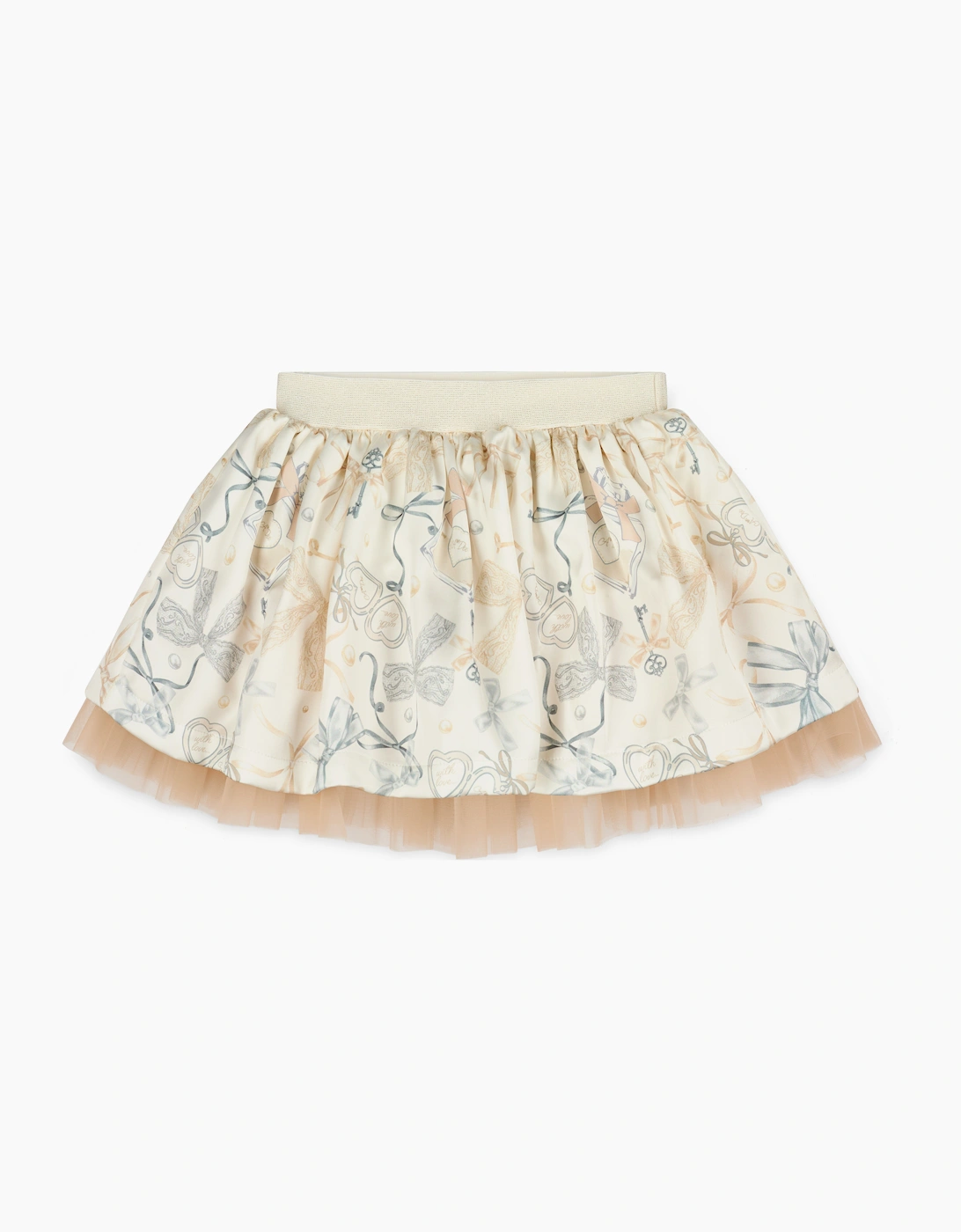 A DEE BRIE BOW PRINT SKIRT SET W262513
