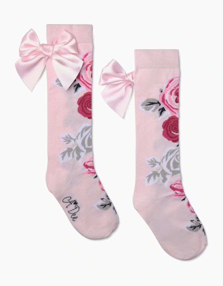 A DEE ALESSANDRA ROSE PRINT KNEE HIGH SOCKS W261904