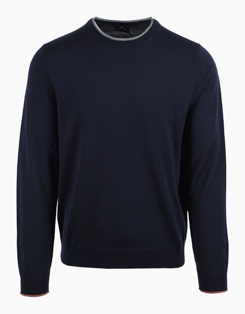 PAUL SMITH CREW NECK SWEATSHIRT NAVY