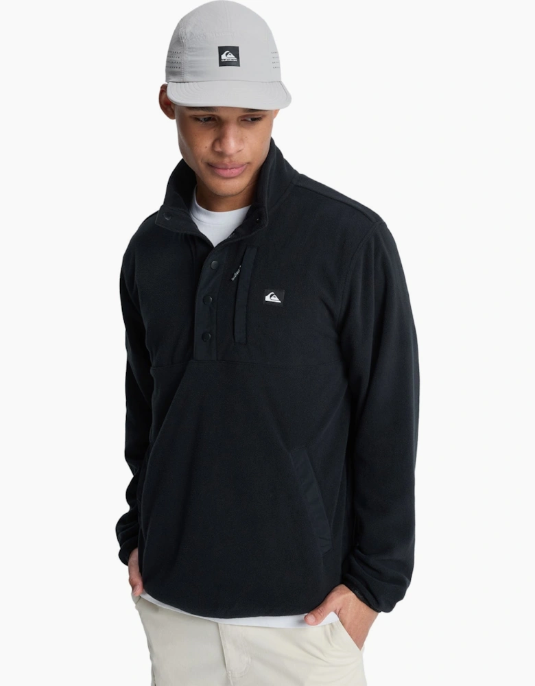 Quiksilver Mens No Destination Micro Half Zip Fleece