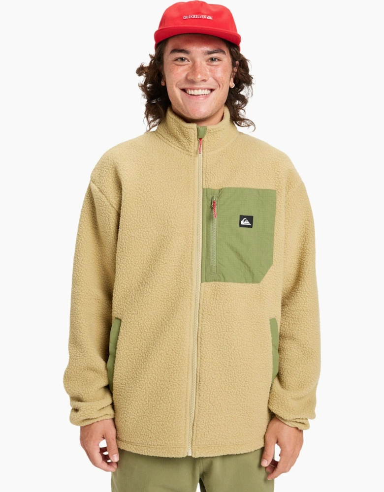 Quiksilver Mens Clean Coast Breathable Full Zip Fleece