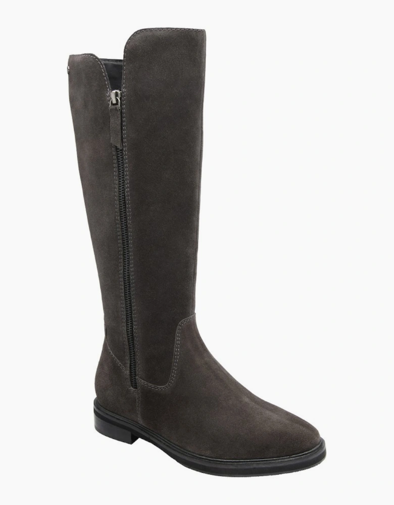 Ashington Low Heeled Knee High Boots