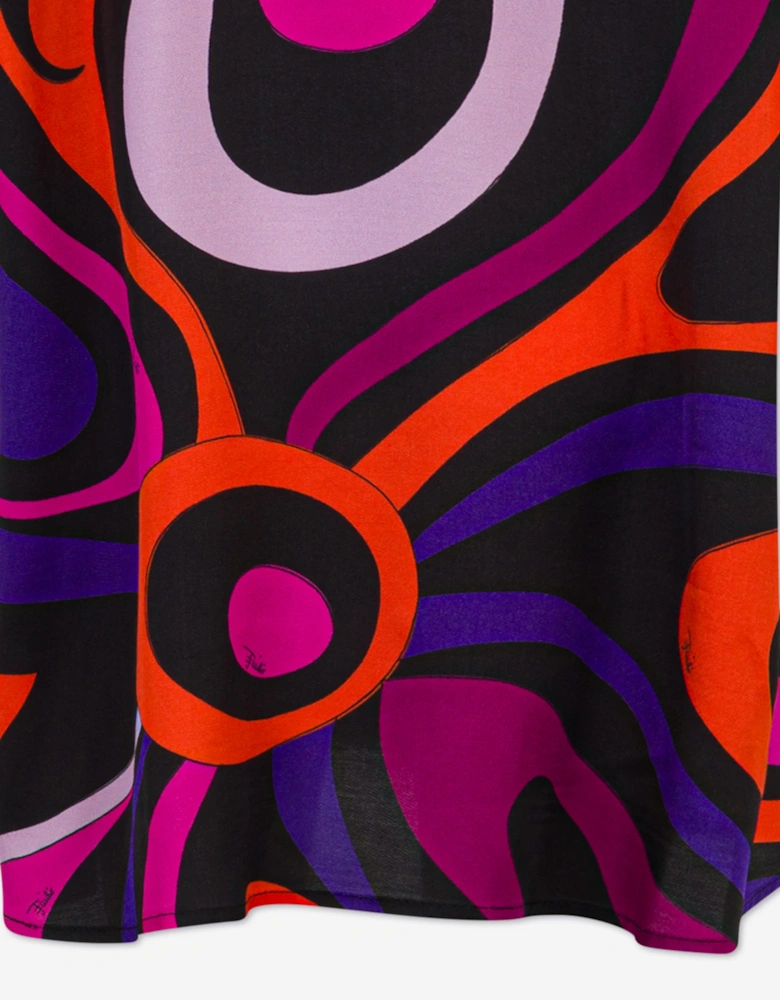 PUCCI Girls Marmo Jersey Dress in Black