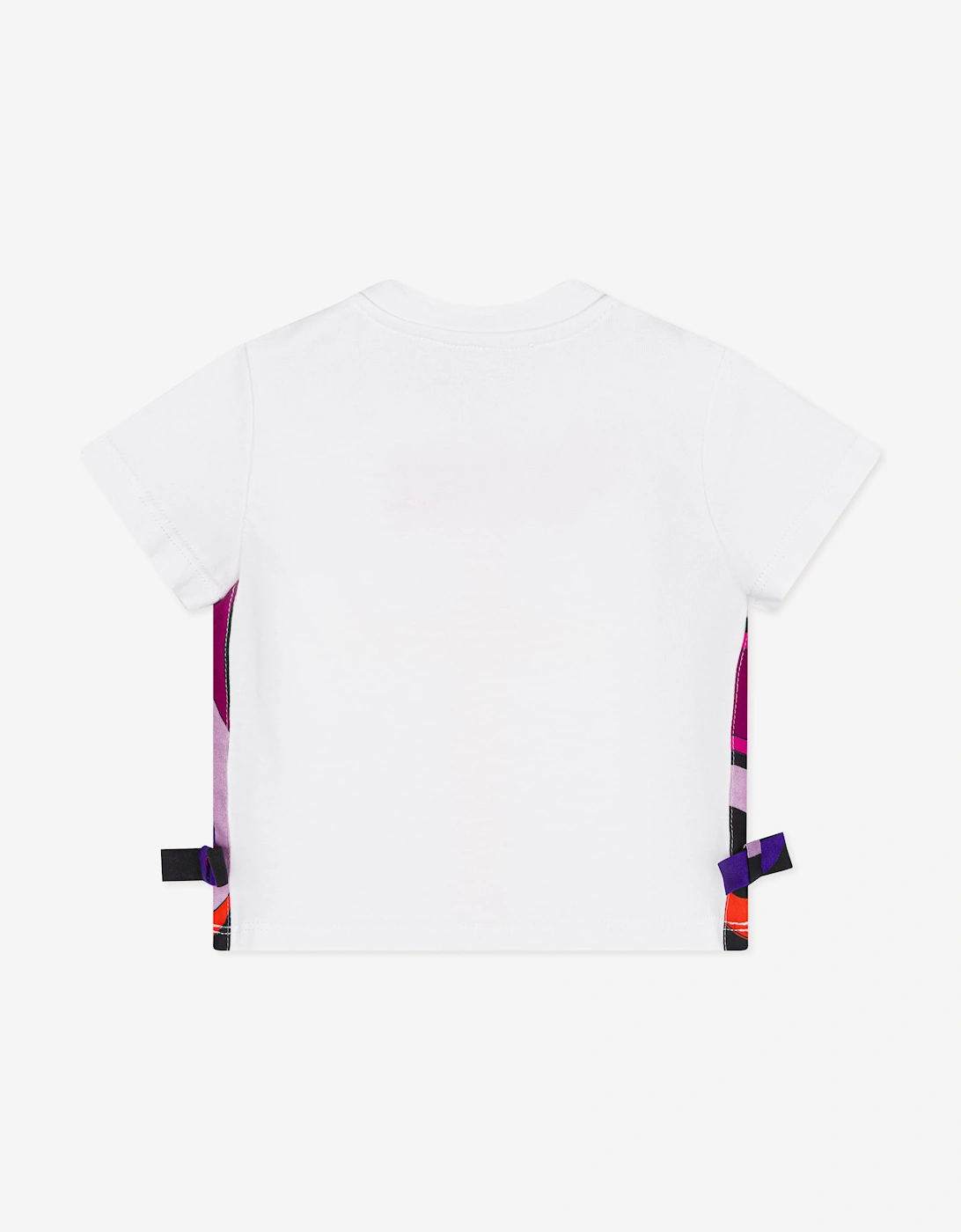 PUCCI Baby Girls Logo T-Shirt in White