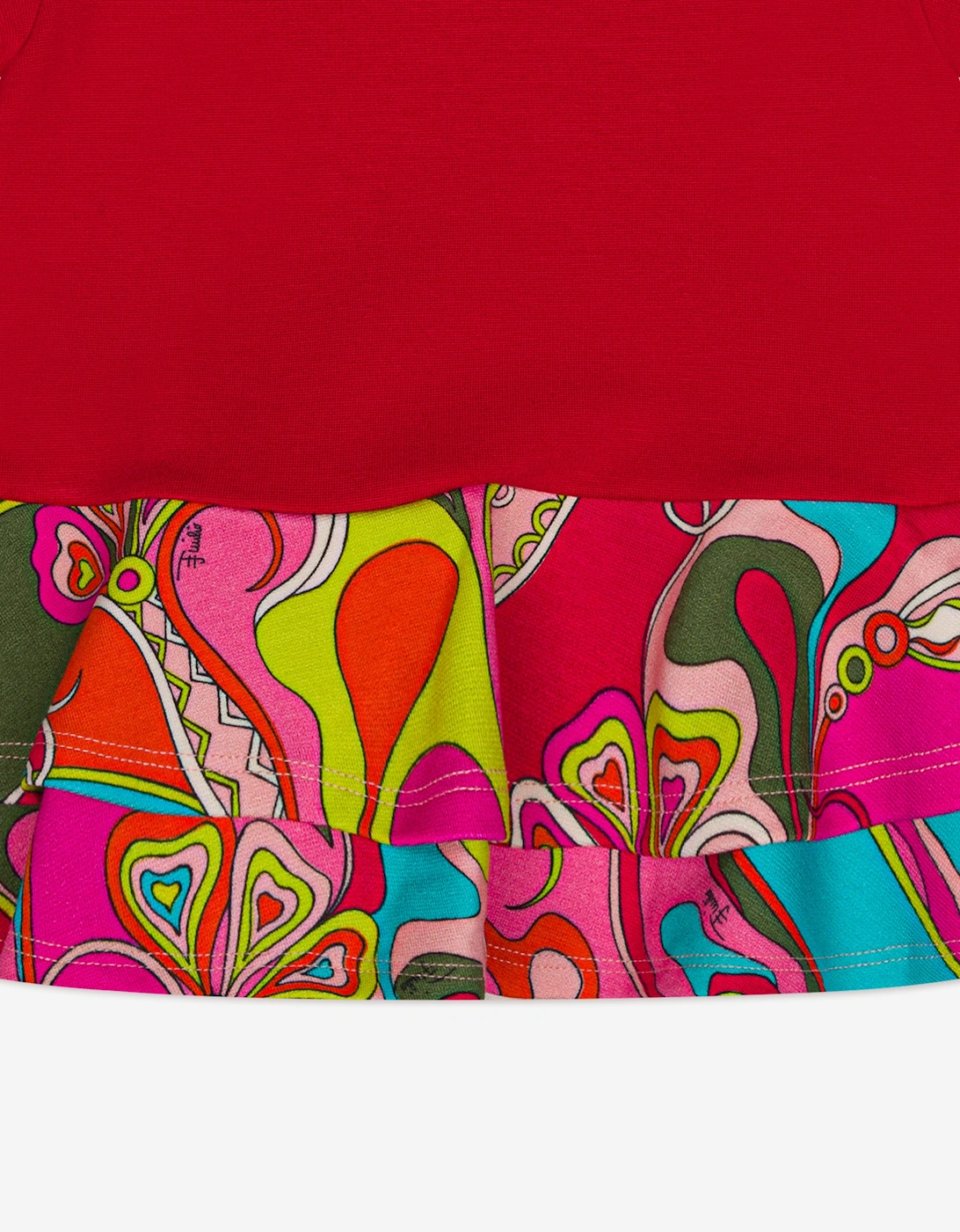 PUCCI Baby Girls Orchidee Print Dress in Red