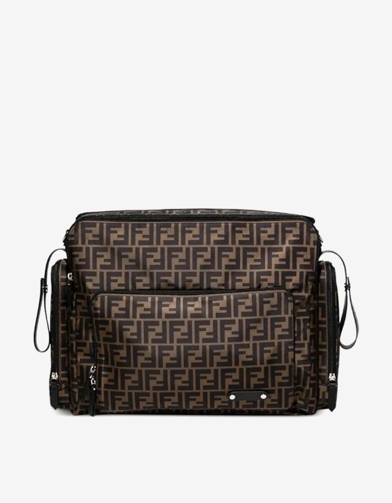 Fendi Baby FF Logo Changing Bag in Brown
