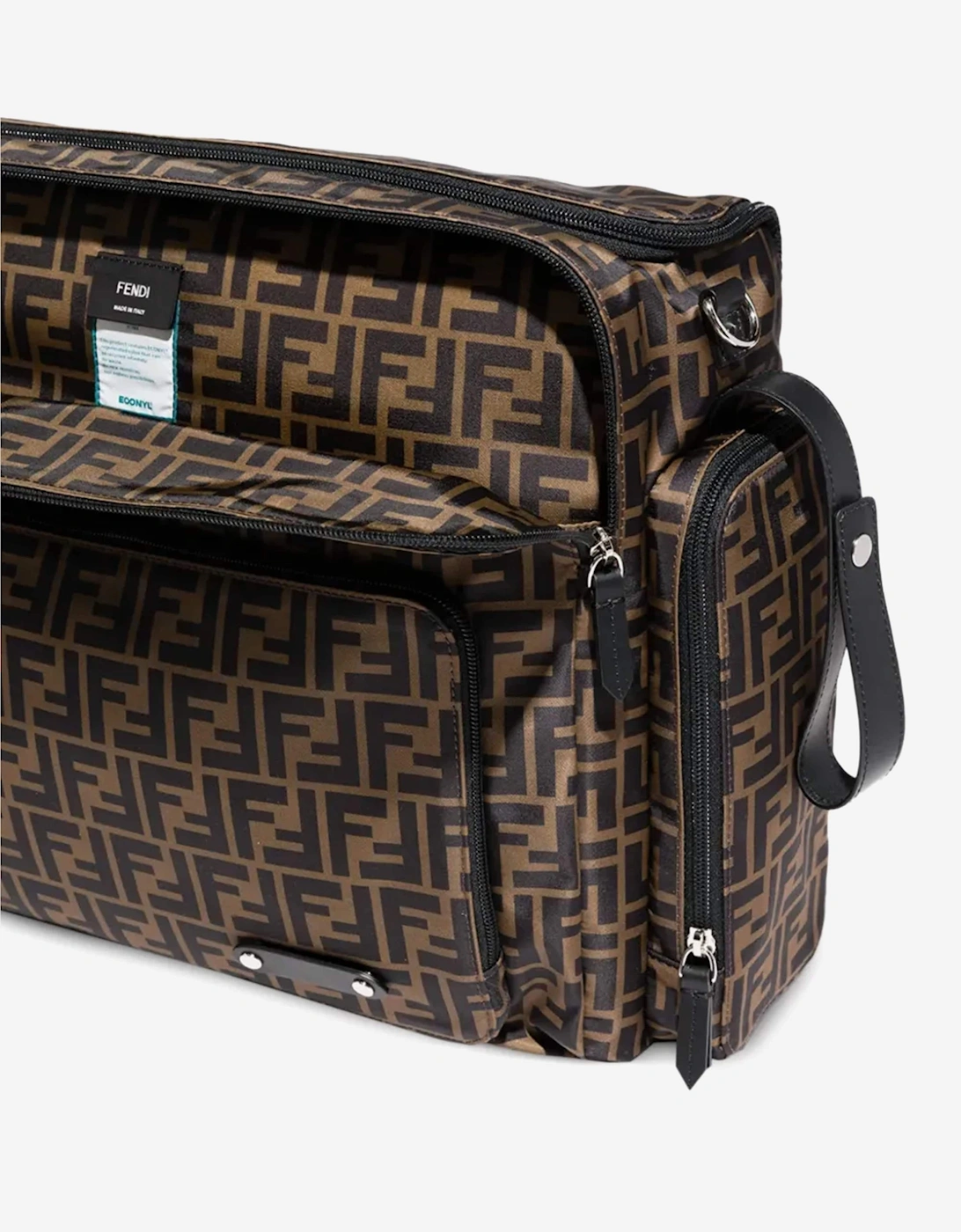 Fendi Baby FF Logo Changing Bag in Brown
