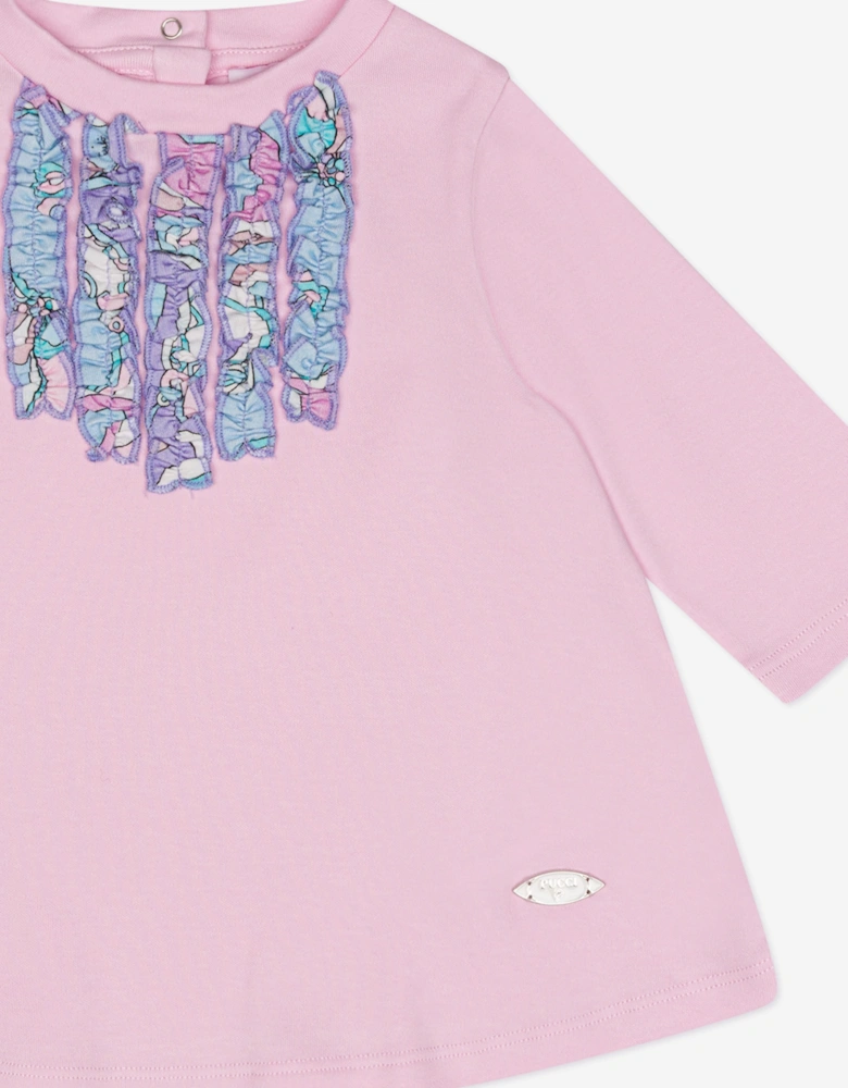 PUCCI Baby Girls Jersey Dress in Pink