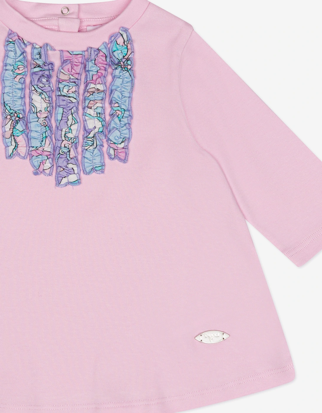 PUCCI Baby Girls Jersey Dress in Pink