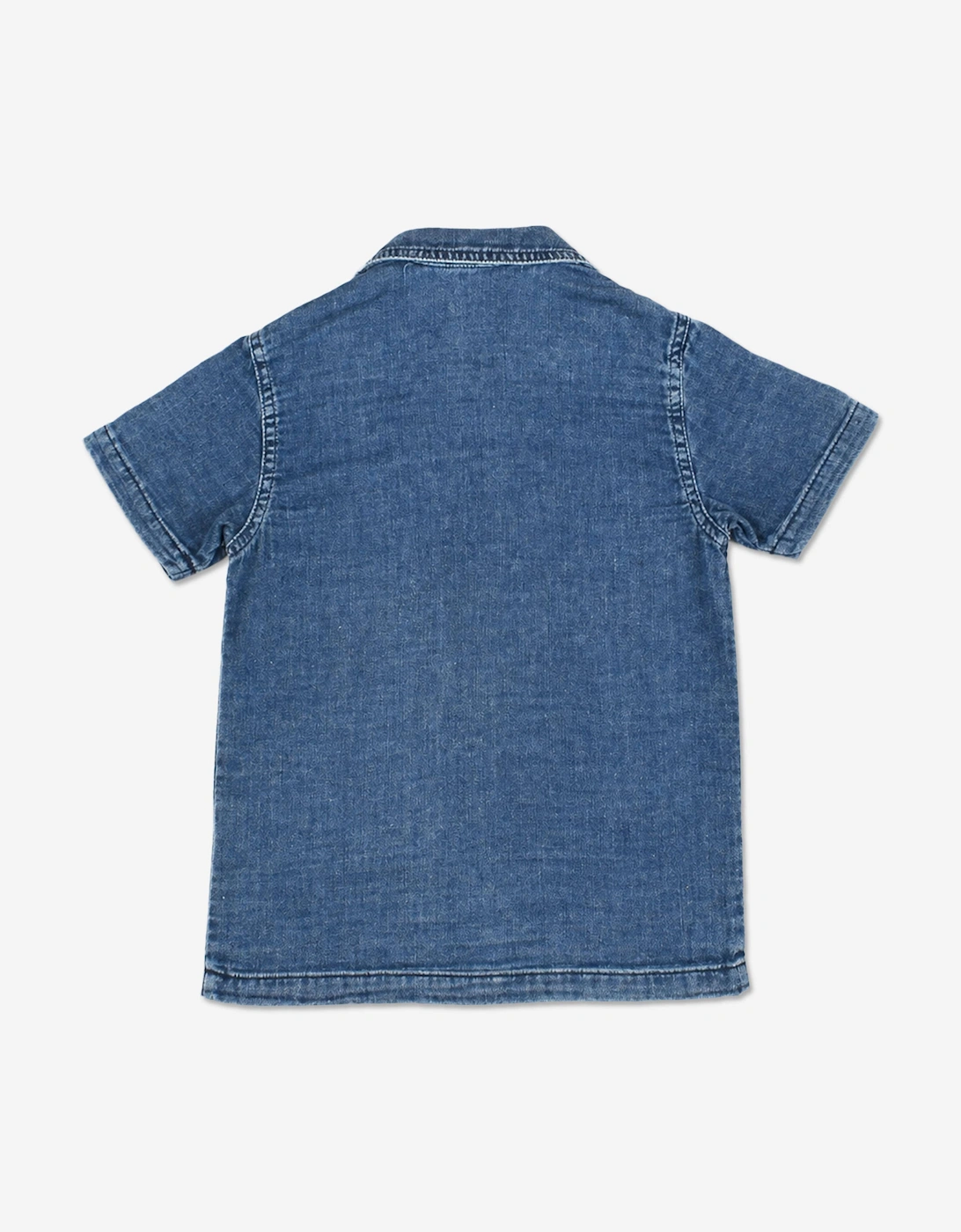 Bel-Air Boys Denim Effect Shirt in Blue