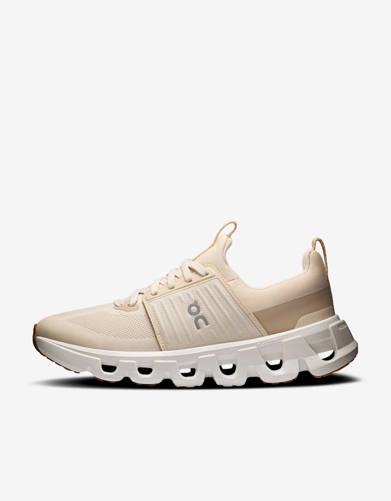 On Running Kids Cloudswift Trainers in Beige