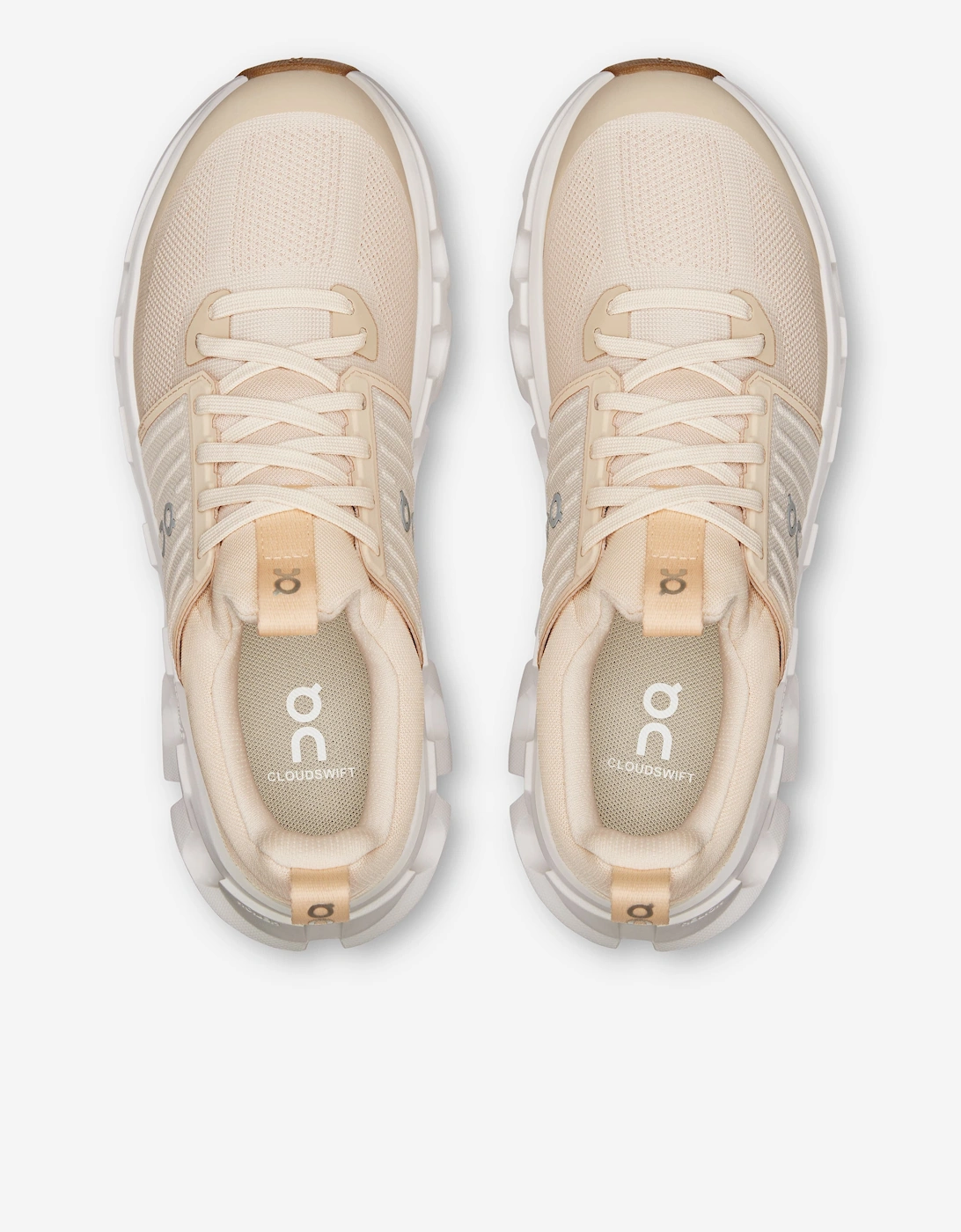 On Running Kids Cloudswift Trainers in Beige