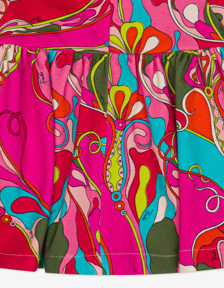 PUCCI Baby Girls Orchidee Print Dress in Pink