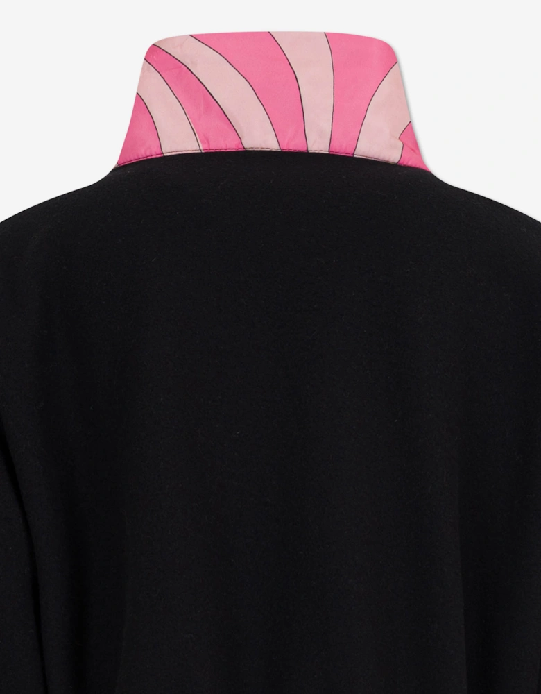 PUCCI Girls Fleece Cardigan in Black