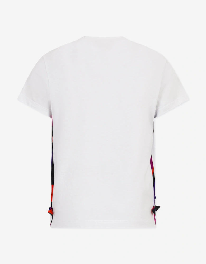 PUCCI Girls Logo T-Shirt in White