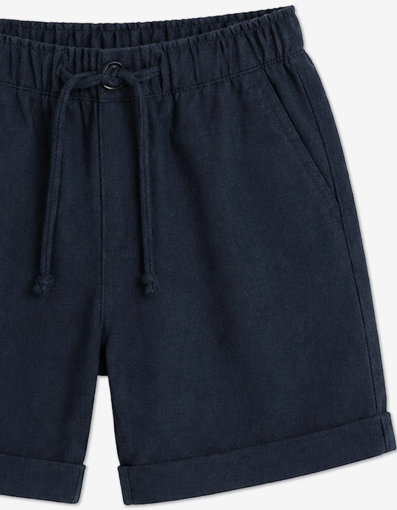 Bel-Air Boys Cotton Shorts in Navy