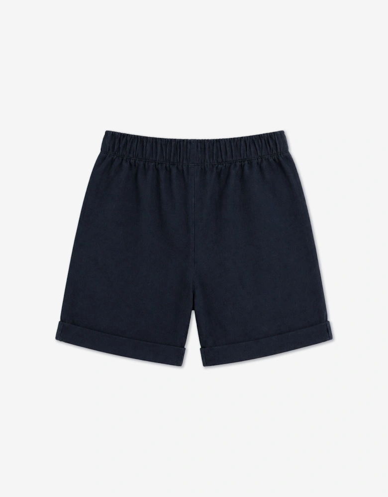 Bel-Air Boys Cotton Shorts in Navy