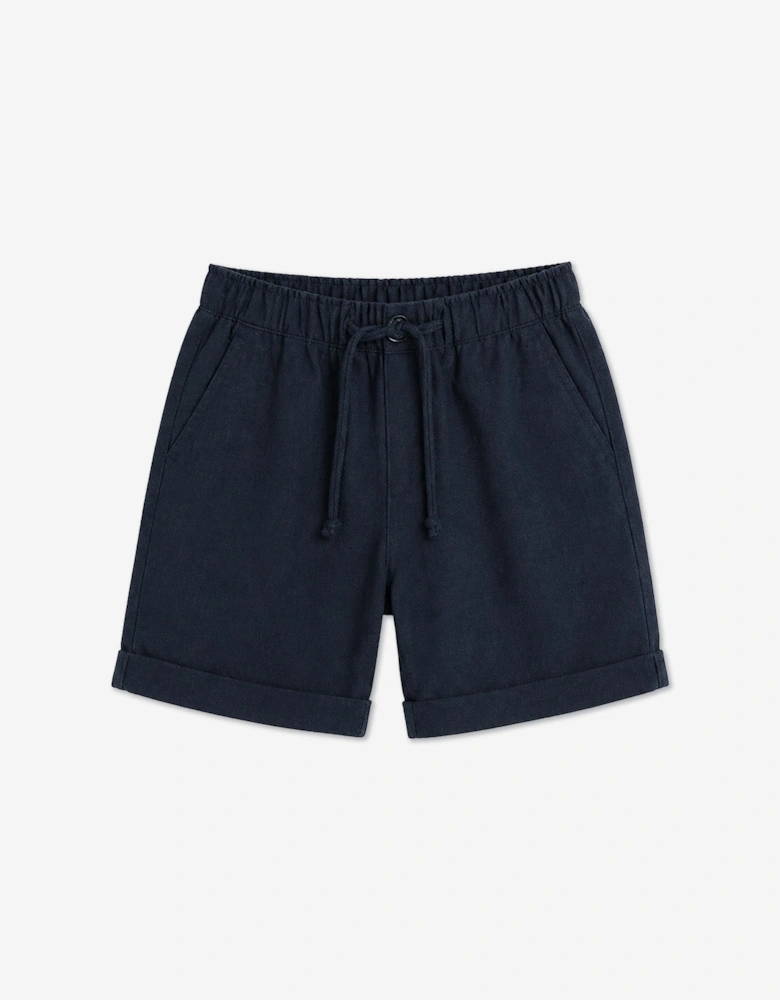Bel-Air Boys Cotton Shorts in Navy