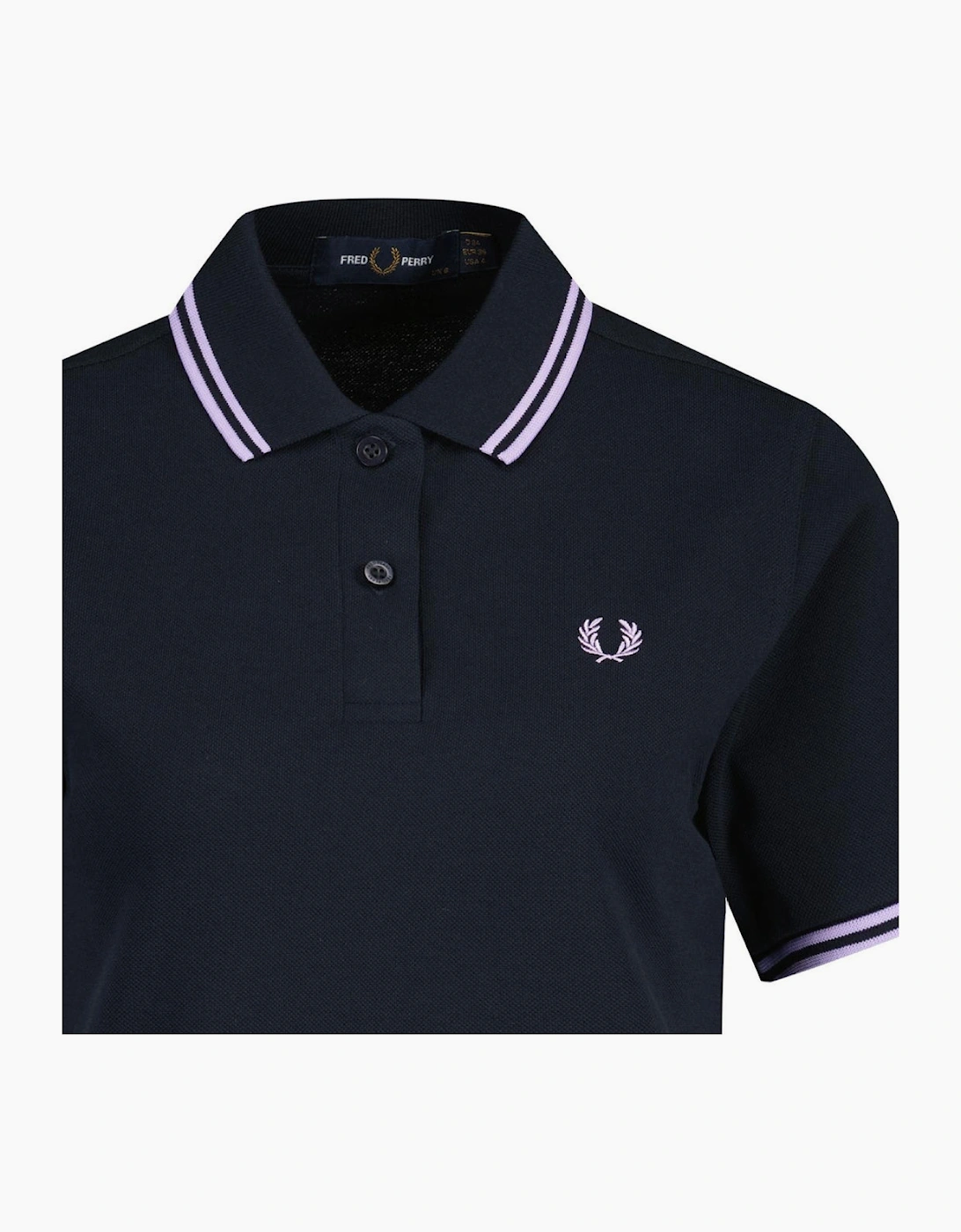 Fred Perry G3600 Retro Twin Tipped Navy Polo Shirt