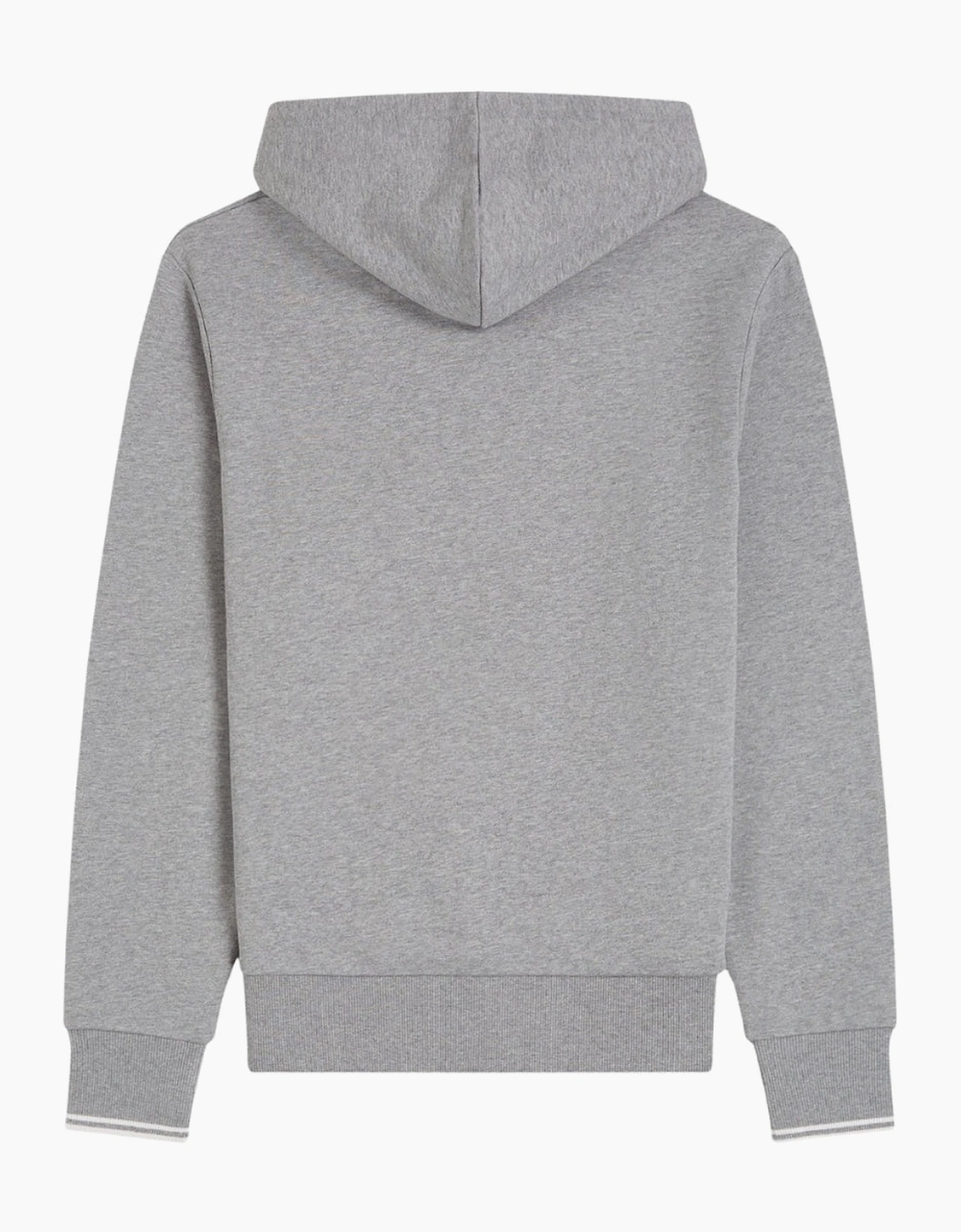 Fred Perry Tipped Grey Marl Hoodie