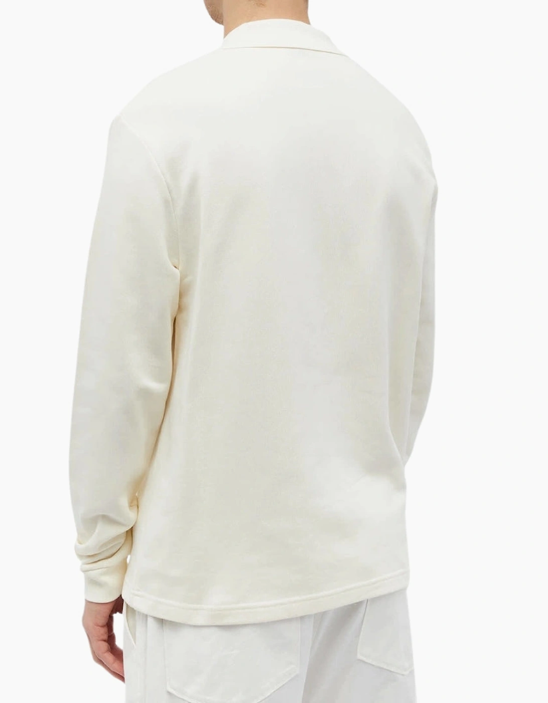 Fred Perry Long Sleeve Loopback Ecru Sweater