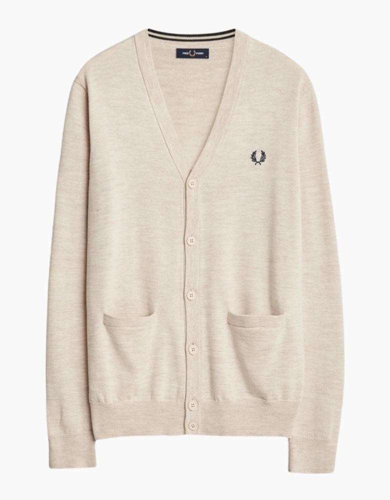 Fred Perry Porridge Marl Classic Cardigan