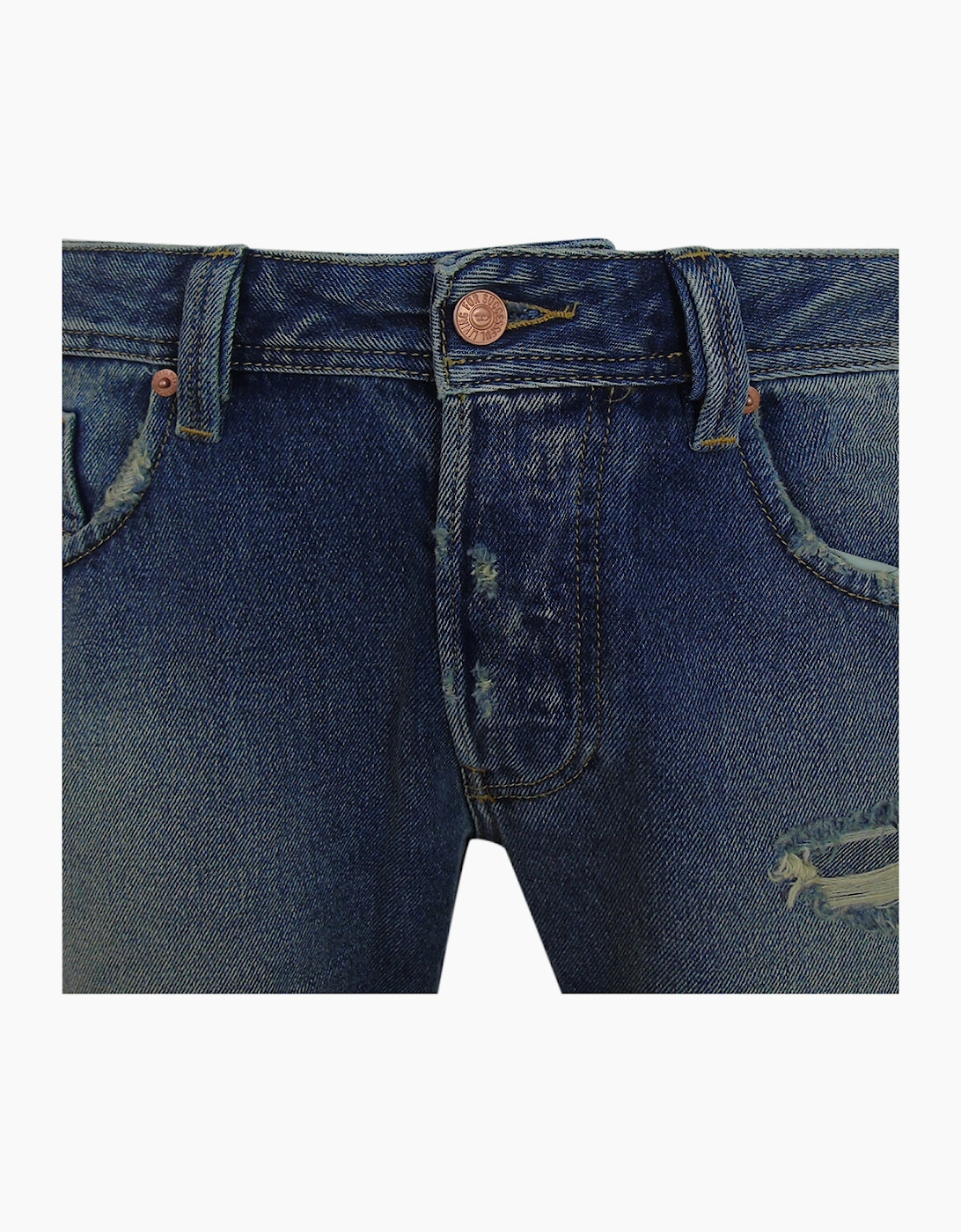 Diesel LARKEE-X Blue Distressed Jeans