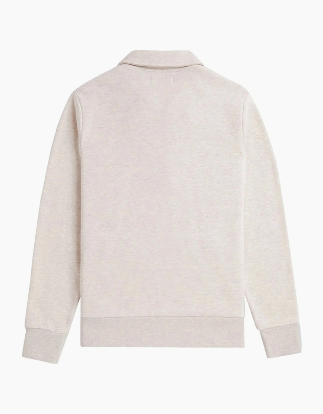 Fred Perry Half Zip Porridge Marl Pullover Sweater