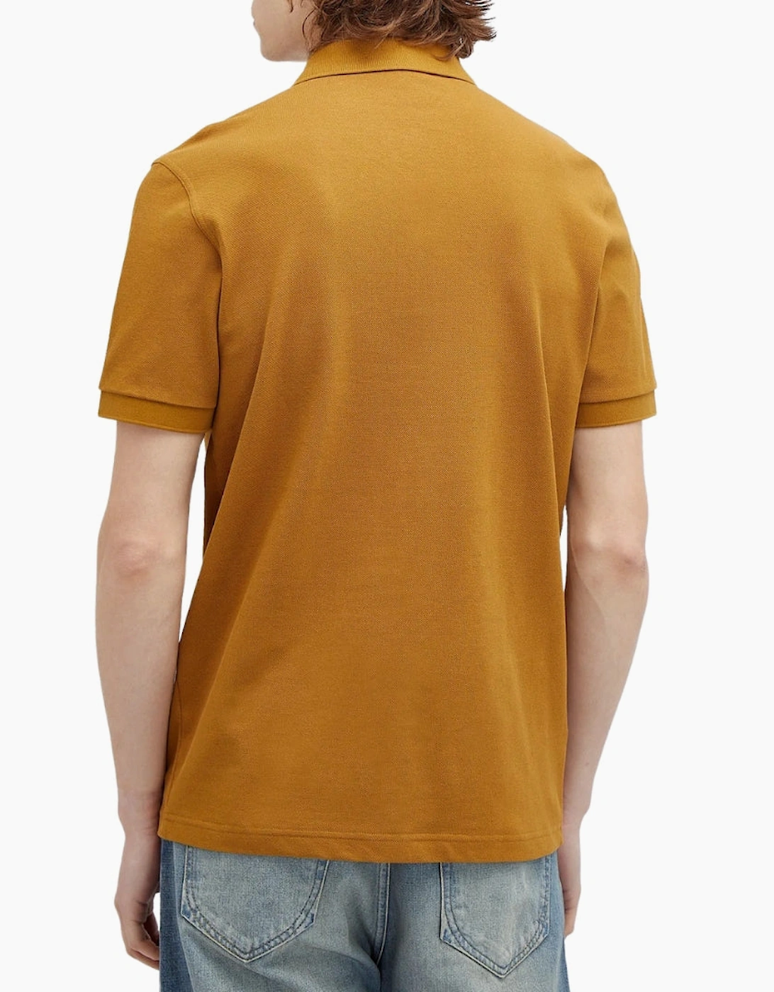 Fred Perry Classic Dark Caramel Blue Logo Polo Shirt