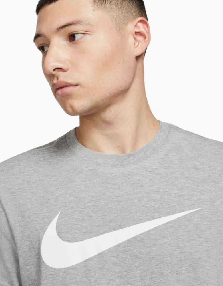 Nike Sportswear Swoosh Grey T-Shirt