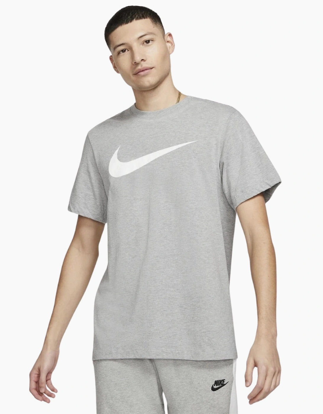 Nike Sportswear Swoosh Grey T-Shirt