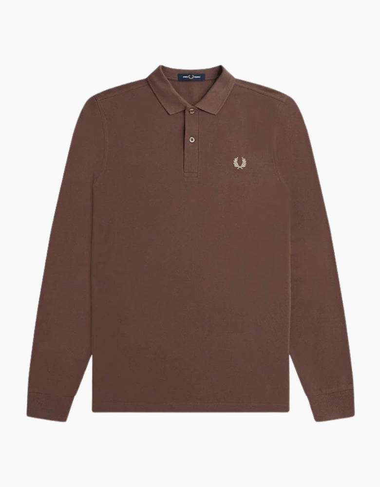 Fred Perry Brick Long Sleeve Classic Polo Shirt
