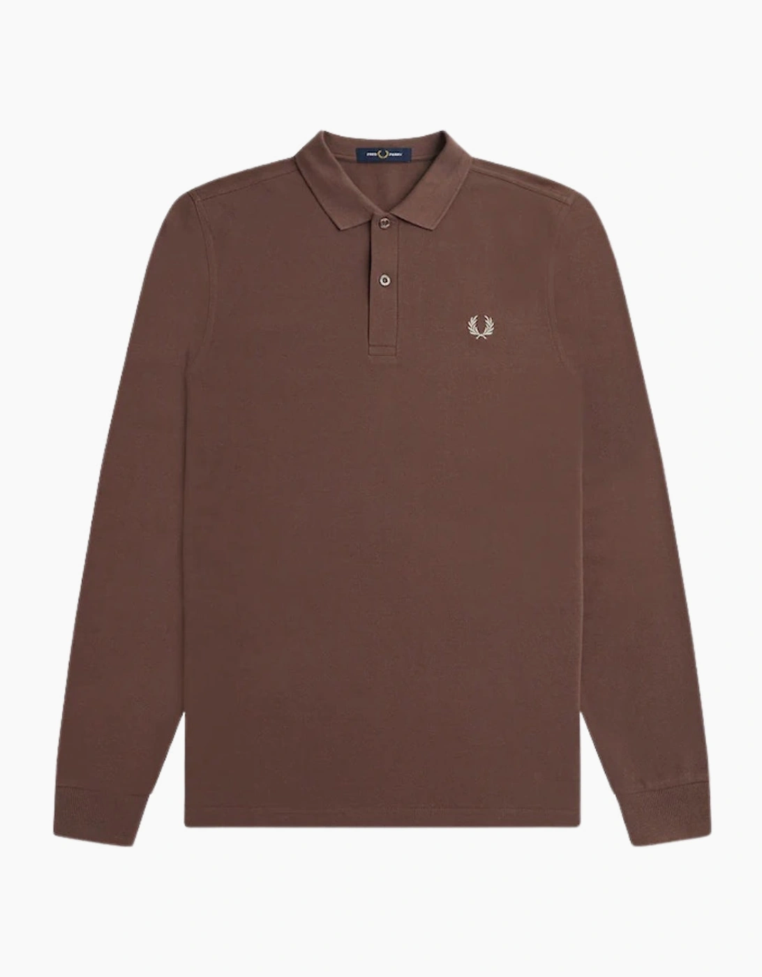 Fred Perry Brick Long Sleeve Classic Polo Shirt, 5 of 4