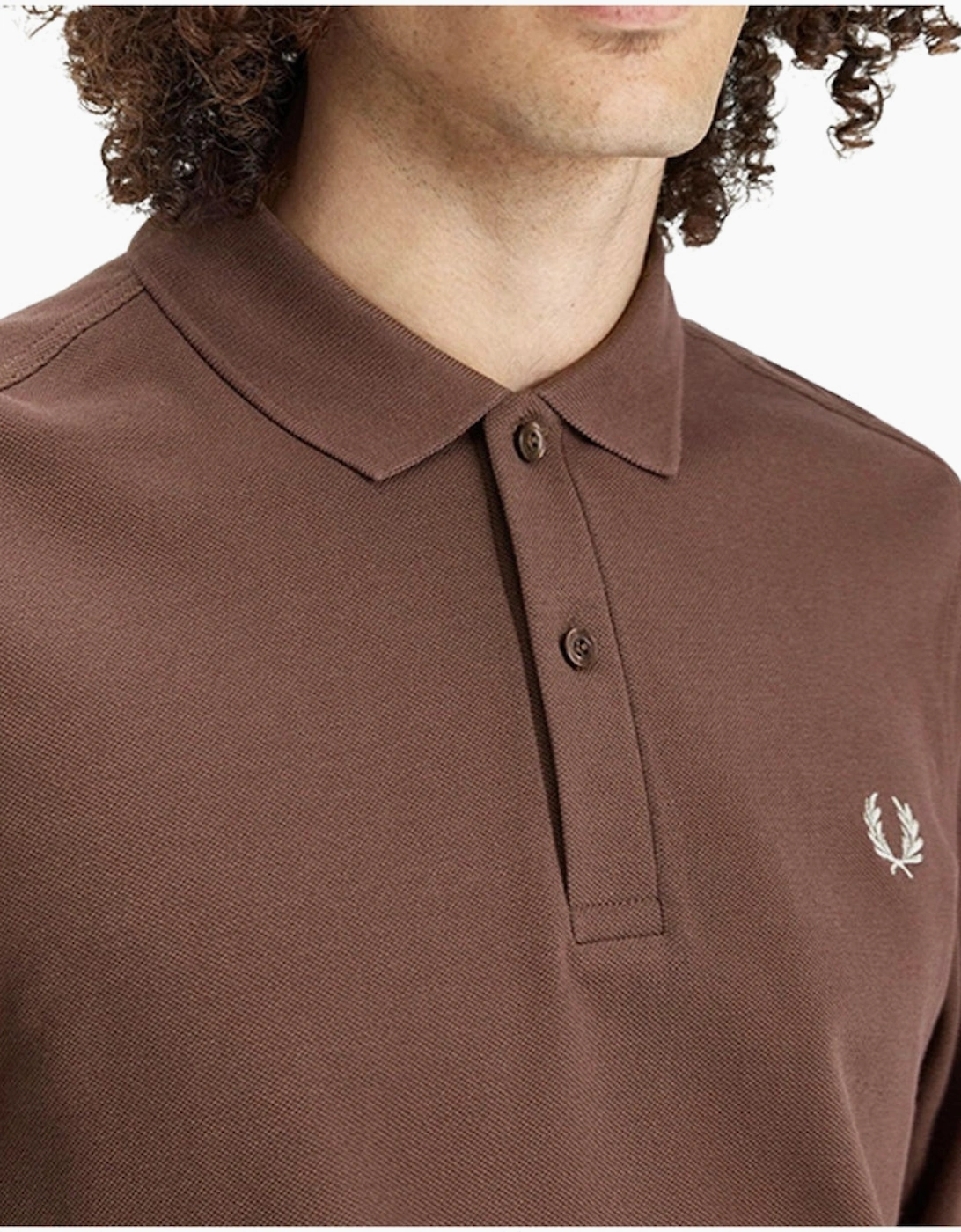 Fred Perry Brick Long Sleeve Classic Polo Shirt