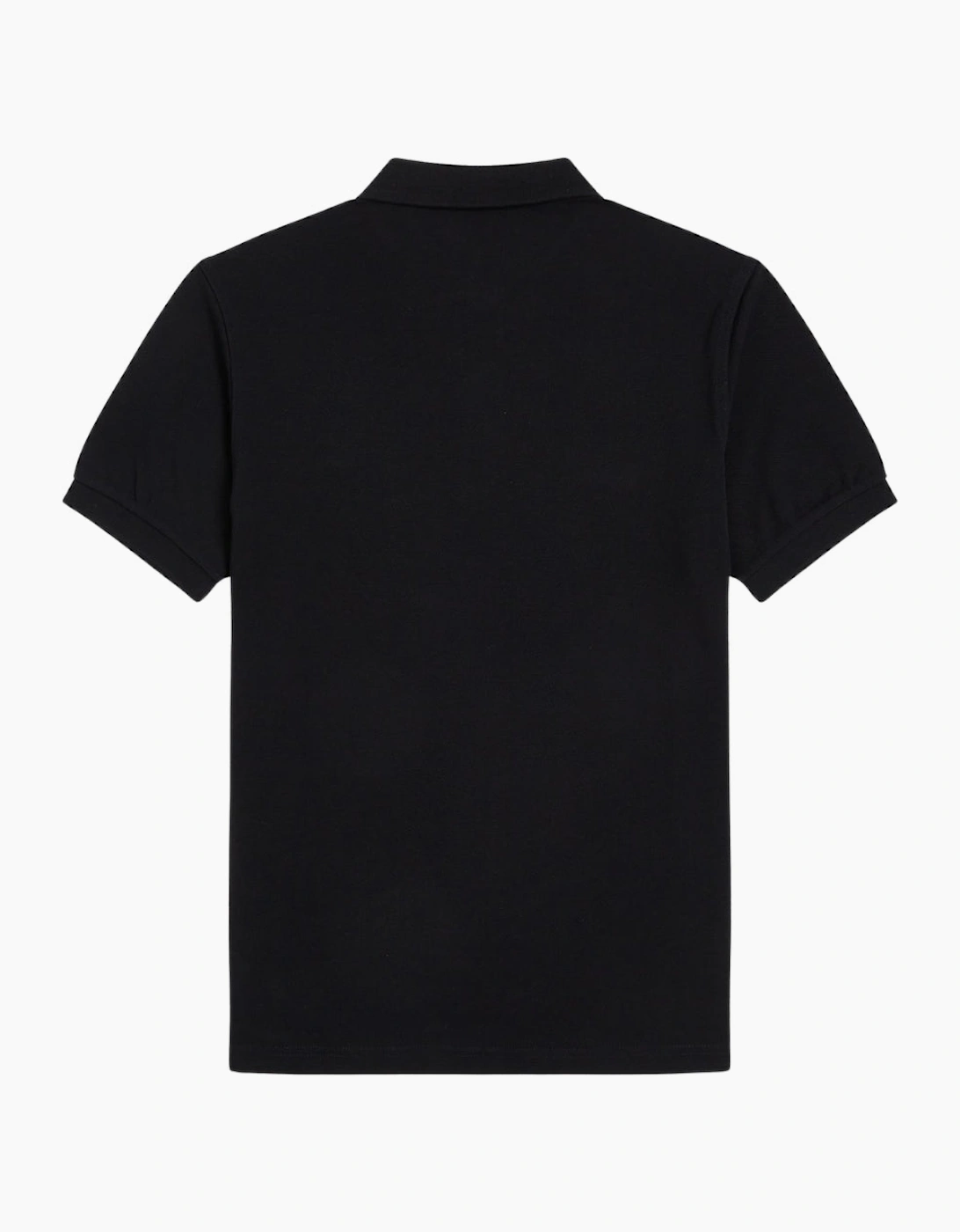 Fred Perry Classic Black Chrome Logo Polo Shirt