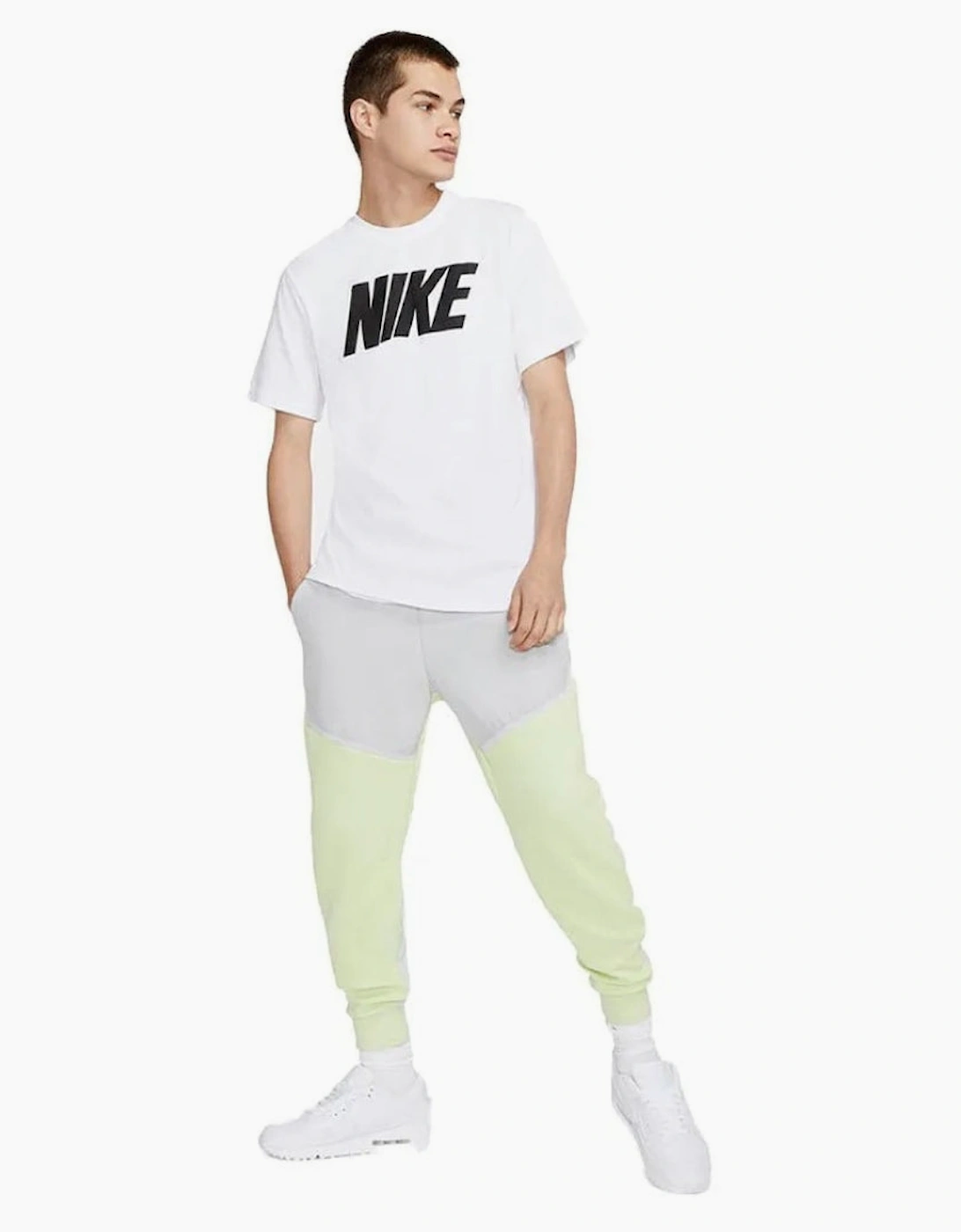 Nike Sportswear Men's Icon Block White T-Shirt
